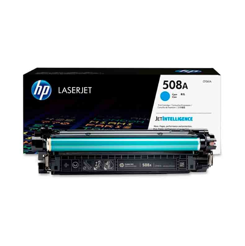 HP 508A Cyan Original LaserJet Toner Cartridge (CF361A)