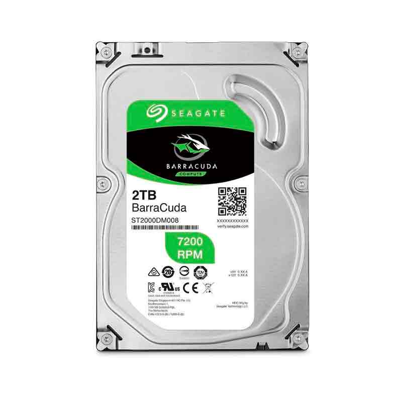 Seagate BarraCuda 2TB 3.5 7200 RPM 256MB SATA HDD