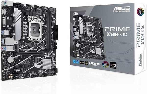 ASUS PRIME B760MK D4 Intel B760 LGA 1700 micro ATX