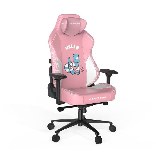 DXRacer Gaming Chair Craft Pro Hallo cat - Pink (CRA-PR008-P-H1)